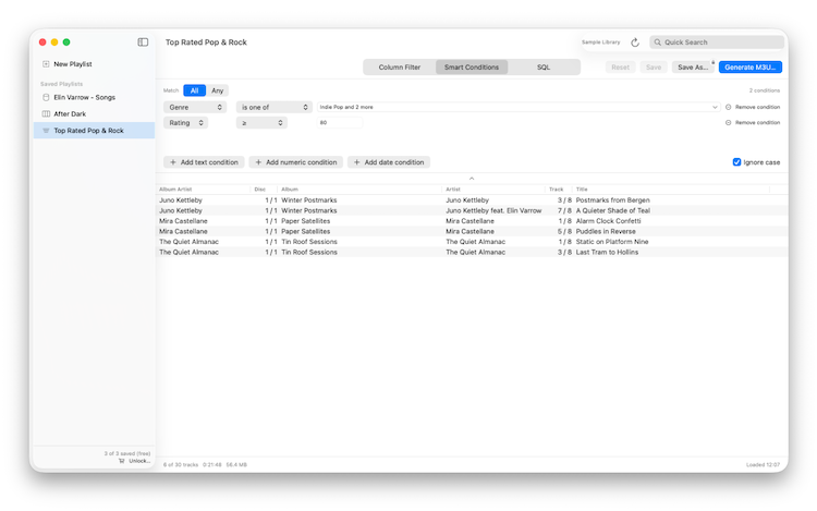Filter with Smart Conditions UI